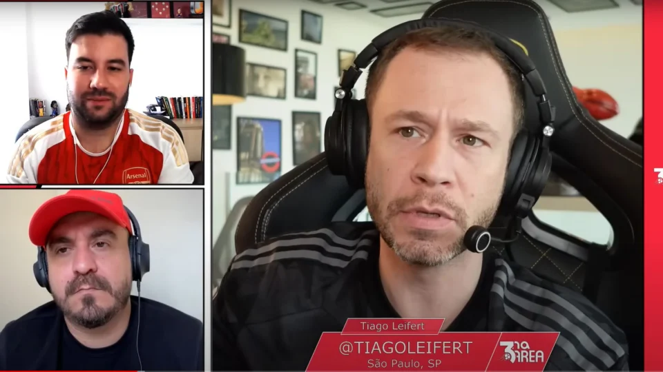 Tiago Leifert critica atitude do presidente da Galoucura: ‘Você tá doente’
