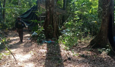 Balsas são destruidas e 5 pessoas são presas por garimpo ilegal em RR