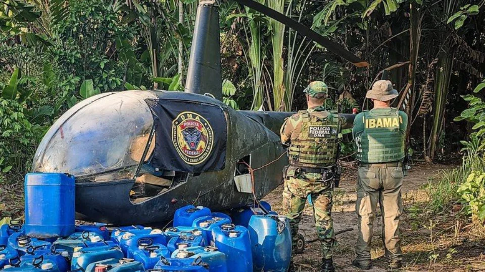 Polícia Federal e Ibama encontram aeródromo clandestino no interior de RR