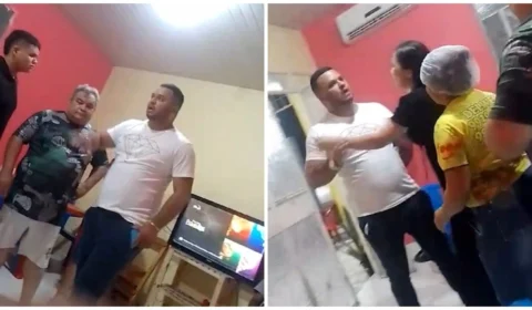 VÍDEO: entregador é agredido no local de trabalho após discussão em Manaus