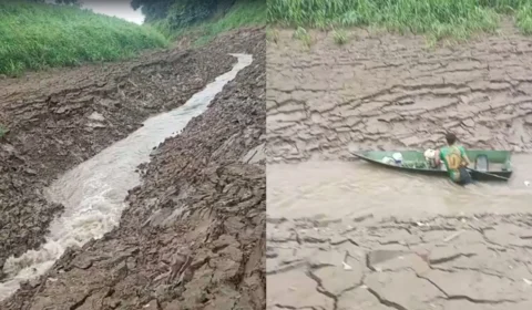 VÍDEO: estiagem deixa ribeirinhos totalmente isolados em Borba-AM