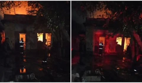 VÍDEO: homem morre carbonizado após atear fogo em casa na Zona Leste de Manaus