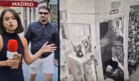 VÍDEO: jornalista sofre assédio e é apalpada ao vivo na Espanha
