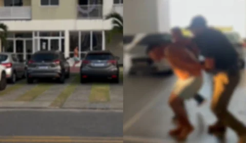 VÍDEO: suposto traficante colombiano ‘corre’ da polícia em condomínio de Manaus