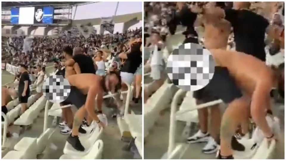VÍDEO: torcedor do Vasco comemora vitória abaixando as calças e viraliza na web