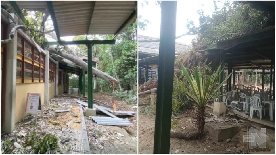 VÍDEO: ventania atinge Manaus e causa transtornos em vários pontos da capital