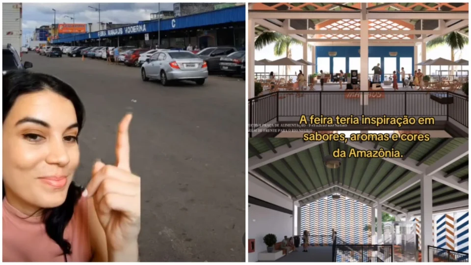 VÍDEO: arquiteta viraliza com ‘TCC’ sobre a Feira da Manaus Moderna; entenda