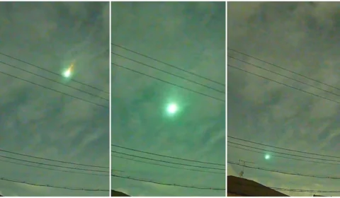VÍDEO: ‘bola de fogo’ atravessa céu do Monte Fuji; astrônomo grava momento