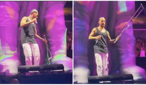 VÍDEO: fã arremessa muleta em Maluma durante show na Colômbia; veja