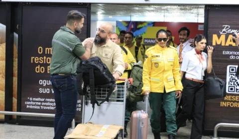 Brigadistas do Ibama chegam a Manaus para reforço no combate às queimadas
