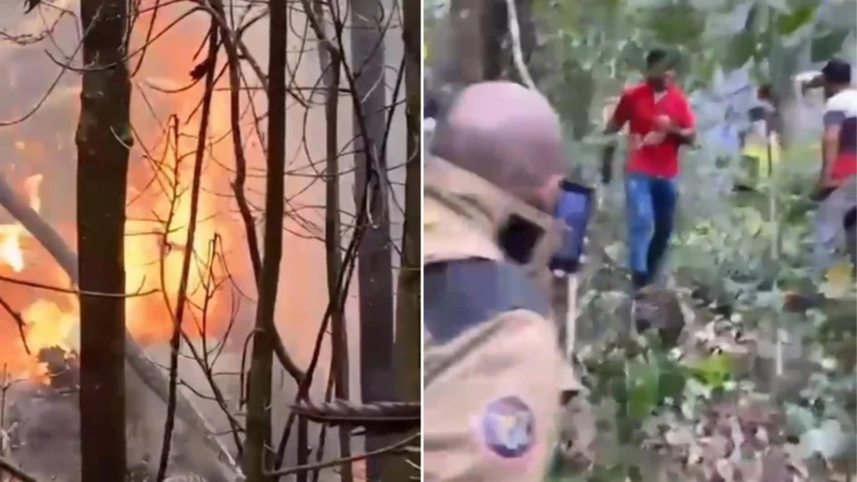 Avião de pequeno porte cai em Rio Branco e deixa pelo menos 9 mortos