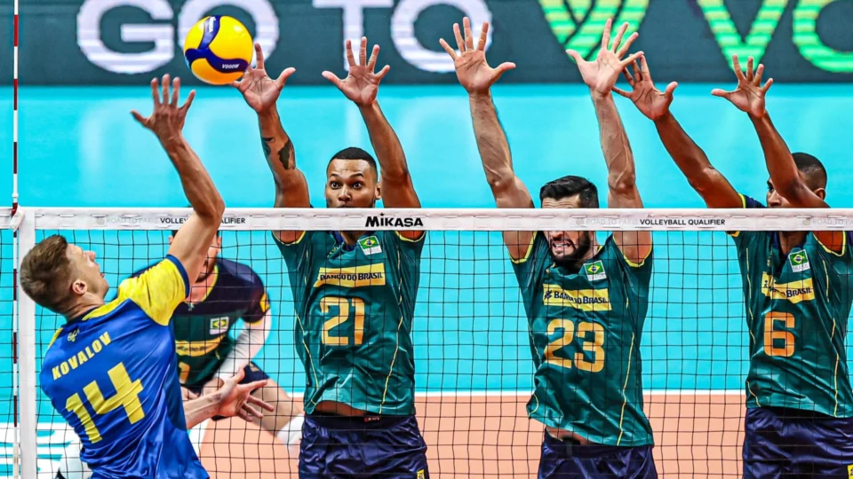 Brasil vence Ucrânia e voltar a sonhar com vaga nas Olimpíadas de Paris 2024