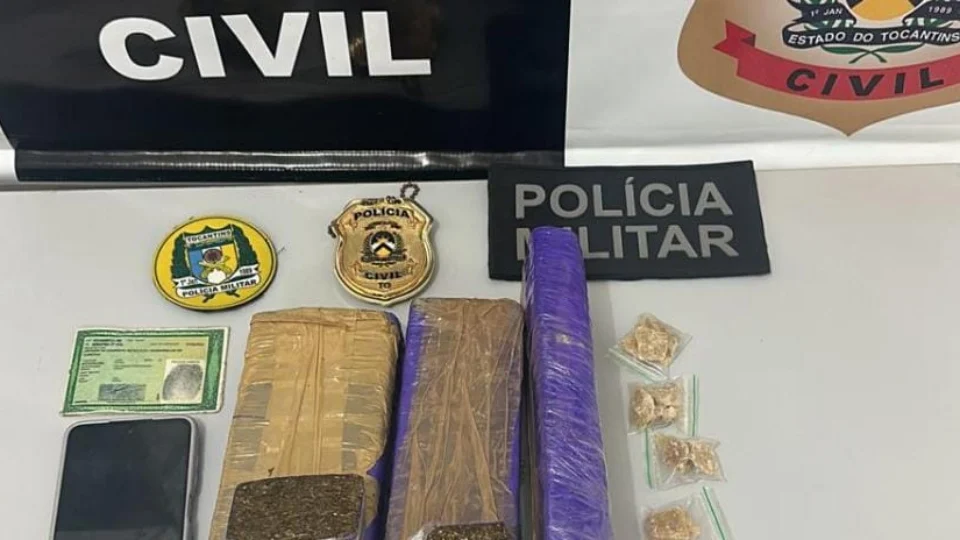 Jovem é preso após ligar para transportadora e cobrar entrega de drogas em TO