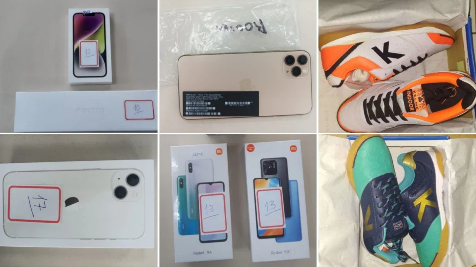 RF do Espírito Santo realiza leilão online de iPhone, tênis e outros itens