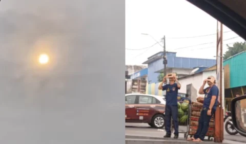 Manauaras se ‘frustram’ com eclipse solar e vão às redes sociais