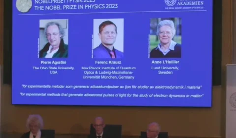 Nobel de Física premia trio que decifrou movimentos dos elétrons em segundos
