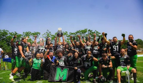 Time amazonense de futebol americano conquista campeonato regional
