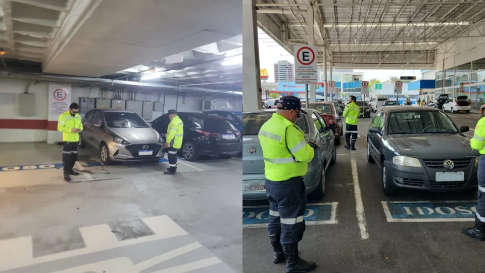 Motoristas são autuados após utilizar irregularmente vagas especiais em Manaus