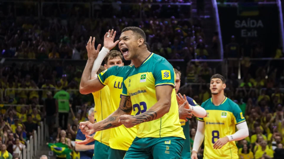 Seleção brasileira vence Irã e está a uma partida da vaga olímpica de Paris 2024