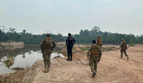 VÍDEO: PF realiza operação contra queimada ilegal no Amazonas