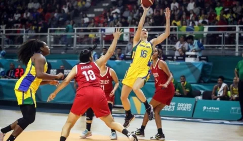 Seleção feminina de basquete vence na estreia no Pan-Americano 2023