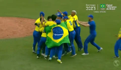 Seleção brasileira de beisebol vence quartas no Pan-Americano 2023