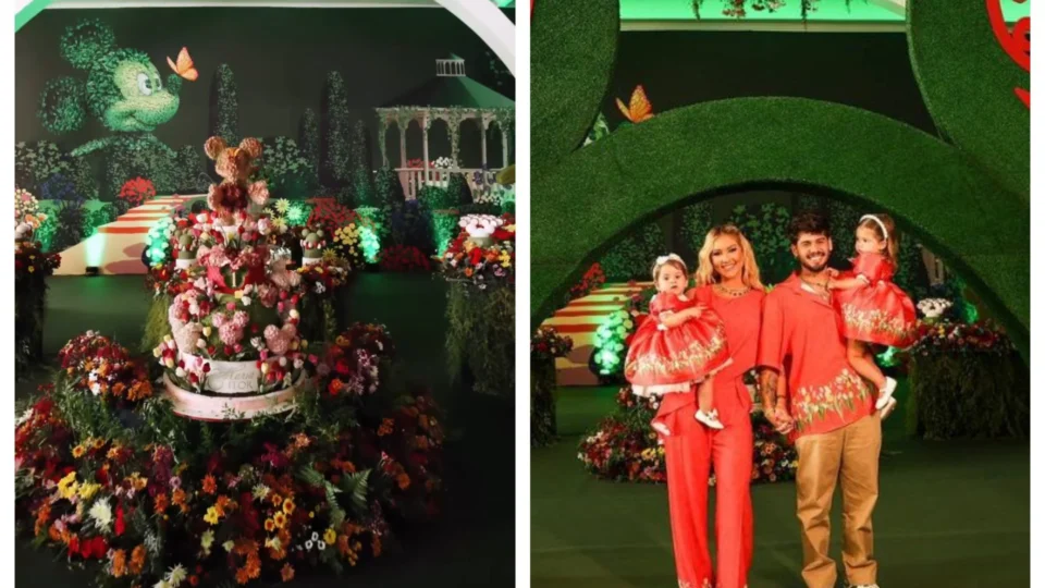 Veja quanto custou bolo de 1 ano de Maria Flor, filha de Virginia e Zé Felipe
