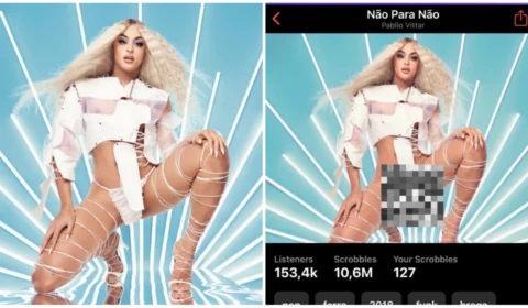 Foto de Pabllo Vittar é alterada por nude explícito em plataforma de música