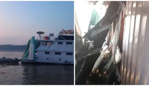 VÍDEO: homem morre em colisão entre embarcações no interior do Amazonas