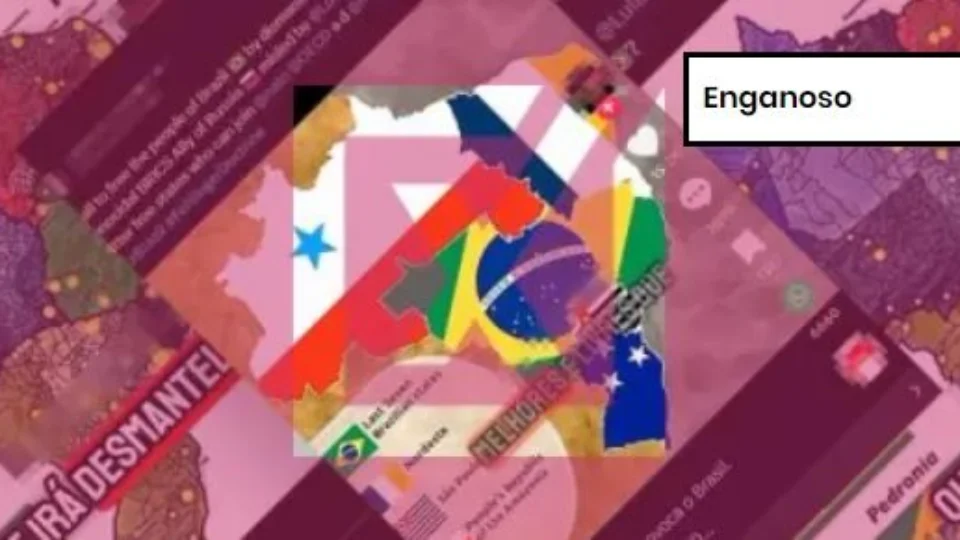 Projeto Comprova: Homem que pede divisão do Brasil não é membro da Otan