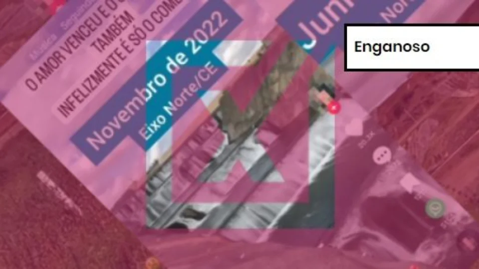 Projeto Comprova: Trecho do Eixo Norte da transposição do São Francisco não foi fechado pelo governo Lula