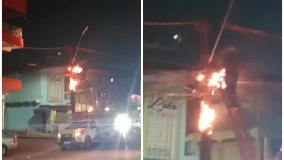 VÍDEO: bairro de Manaus fica coberto de fumaça com princípio de incêndio
