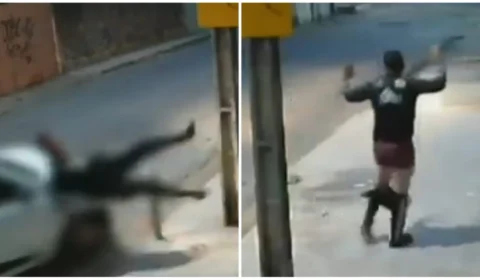 VÍDEO: homem é deixado só de cueca após ser assaltado 2 vezes em Fortaleza