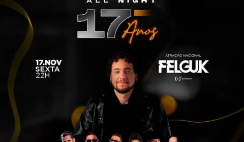 All Night Pub celebra 17 anos com atração nacional nesta sexta, 17