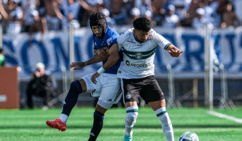 Em jogo marcado por brigas, Coritiba vence Cruzeiro por 1 a 0