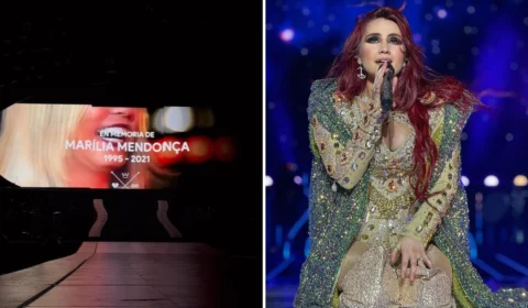 Dulce Maria homenageia Marília Mendonça em show de São Paulo