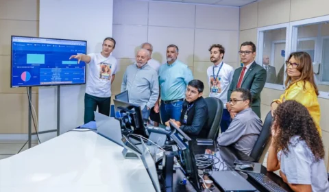Lula visita INEP e checa sala de Controle que monitora aplicação do ENEM