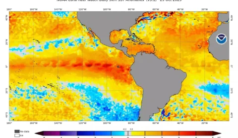 Pico do El Niño deve ser em dezembro; fenômeno irá durar até 2024