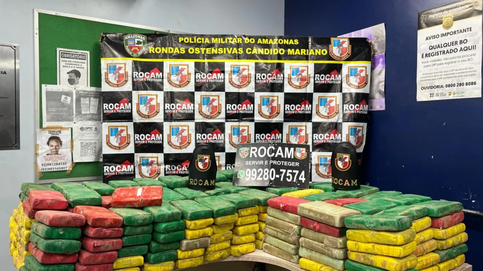 Homem é preso com cerca de 285 quilos de cocaína em avenida de Manaus 