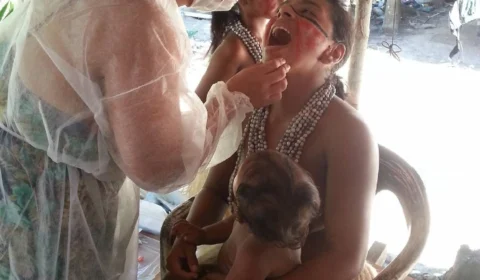 Seca no AM: grupo Manaós realiza ação social na comunidade Indígena Diakuru