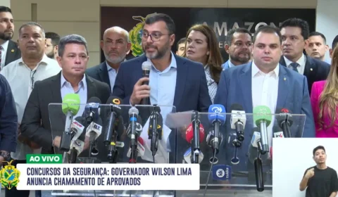 VÍDEO: Governador anuncia chamamento de aprovados em concursos da SSP-AM