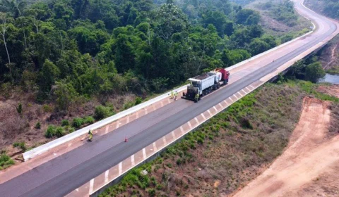 Governo Federal conclui renovação de mais 72 quilômetros da BR-163, no Pará