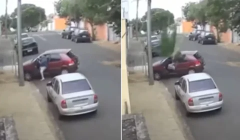 VÍDEO: homem escapa por segundos de ser atingido por árvore em São Paulo