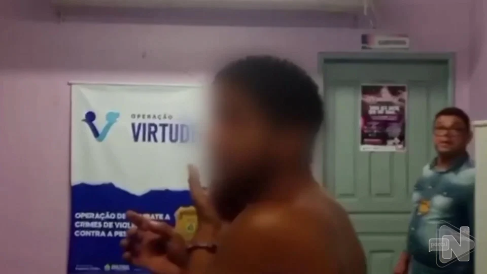 VÍDEO: homem é preso suspeito de abusar de criança de 8 anos no interior do AM