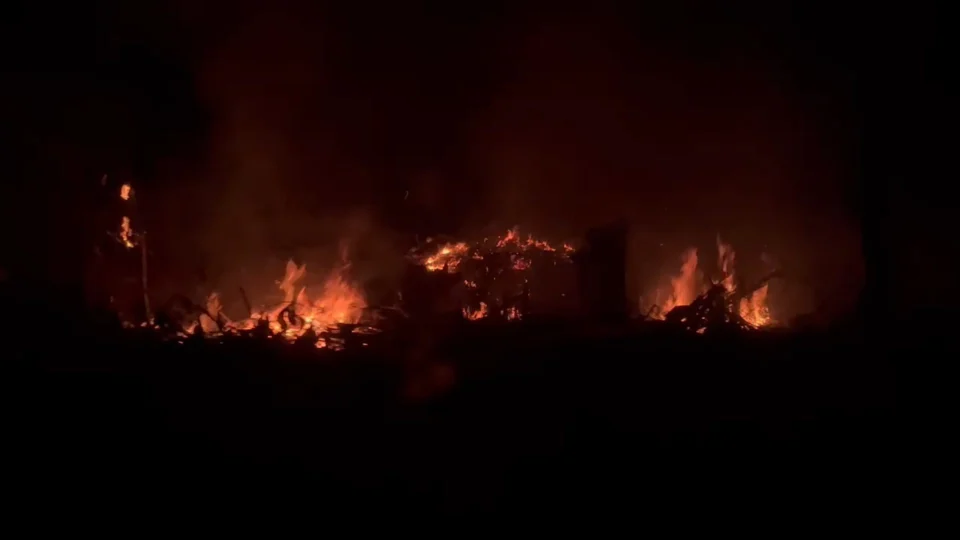 VÍDEO: incêndio atinge área de mata na avenida do Futuro, em Manaus