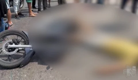 VÍDEO: motociclista é morto a tiros em avenida da Zona Norte de Manaus