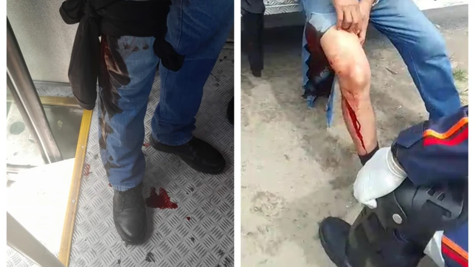VÍDEO: passageiro leva tiro na perna em assalto a ônibus coletivo em Manaus