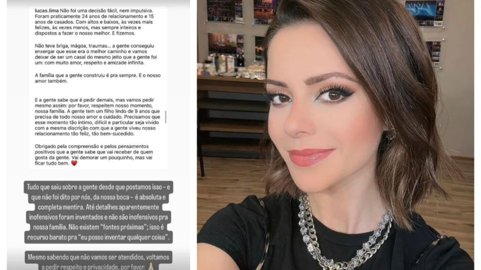 Sandy desmente notícia sobre reconciliação com Lucas Lima e pede respeito