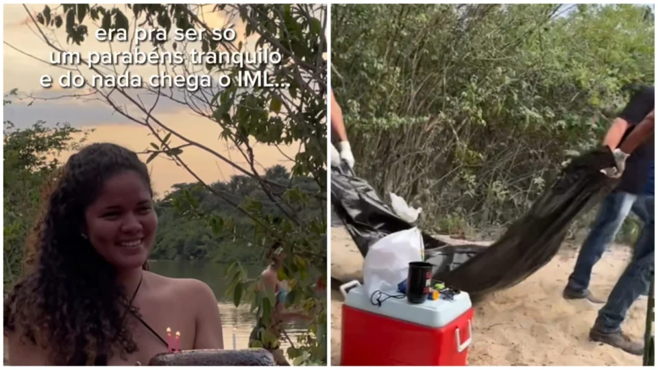 VÍDEO: aniversário em praia de Boa Vista-RR é interrompido pelo IML