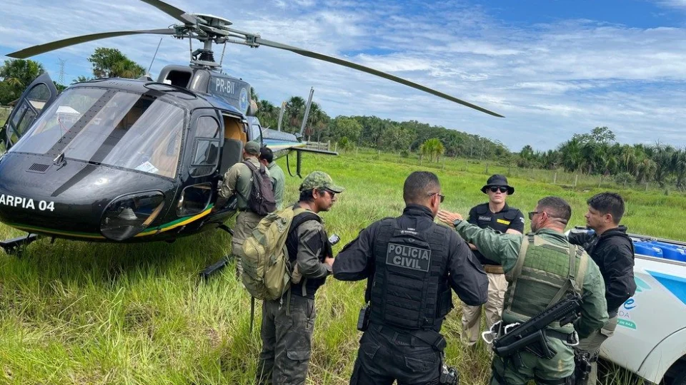 Com ajuda de helicóptero, PC prende suspeito de tentativa de feminicídio no AC
